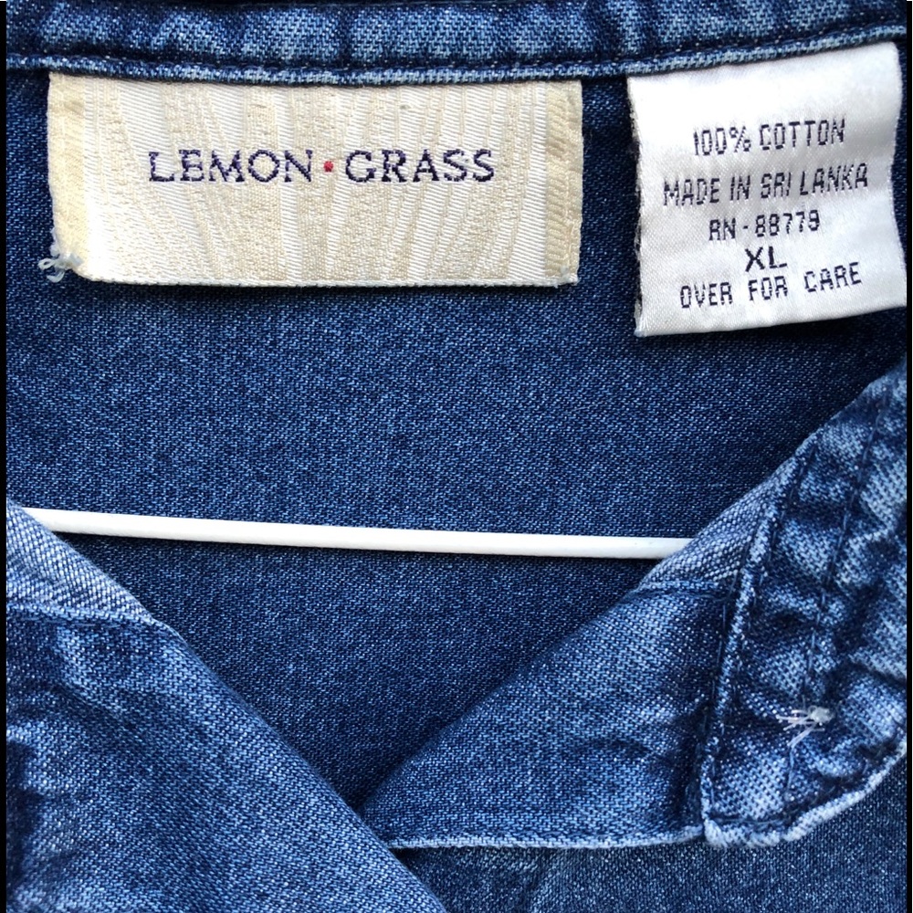 Lemon Grass Jean Shirt - Picture 4 of 5